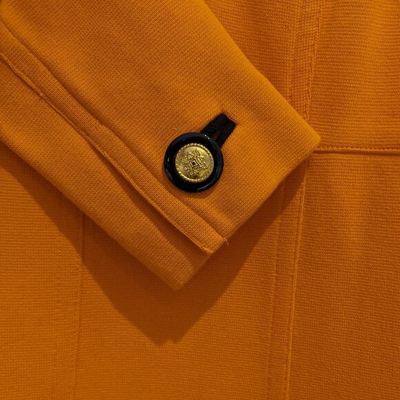 Adrienne Vittadini Petite Cotton Tangerine Orange Dress Size 2 - Picture 5 of 9